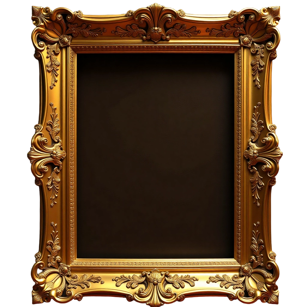 Ornate Gold Picture Frame